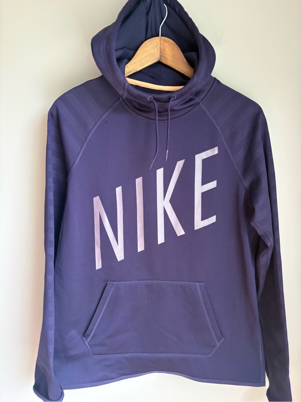 Nike Women’s Cowl Neck Hoodie Pullover Sweatshirt Purple Size Medium
